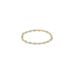 Dignity Sincerity Gemstone 4mm Bead Bracelet- Aquamarine or Hot Mess - Molly's! A Chic and Unique Boutique 