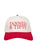 TANNED AND TIPSY RED HAT