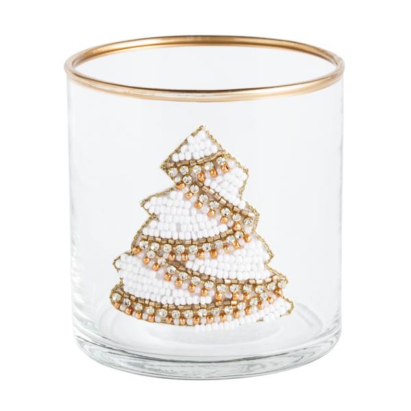 MUDPIE CHRISTMAS TREE TEA LIGHT HOLDER