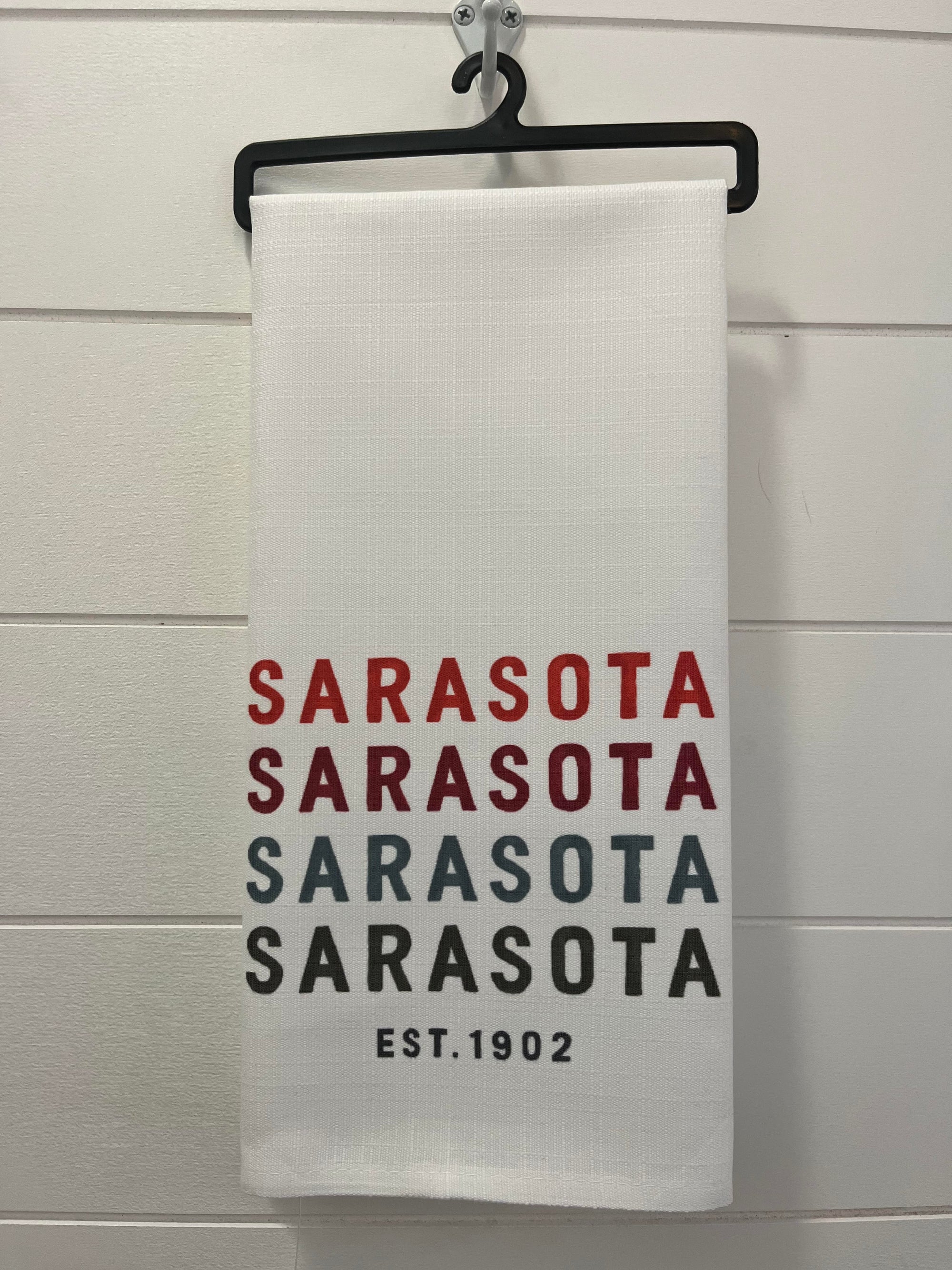 SARASOTA EST. 1902 GRADIENT DISH TOWEL - Molly's! A Chic and Unique Boutique 