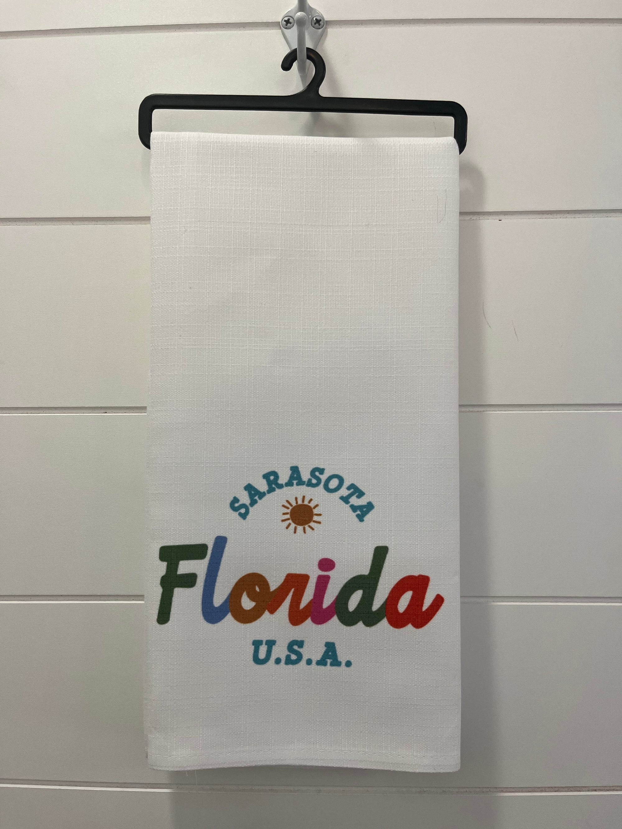 SARASOTA FLORIDA USA DISH TOWEL - Molly's! A Chic and Unique Boutique 