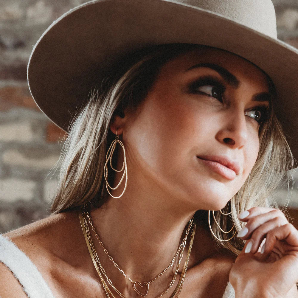 PAXTON GOLD EARRINGS - Molly's! A Chic and Unique Boutique 