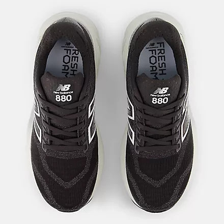 WOMENS FRESH FOAM X 880 V 15- BLACK CEMENT WITH SEA SALT AND SILVER METALLIC