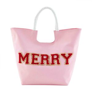 HOLIDAY PATCH TOTE