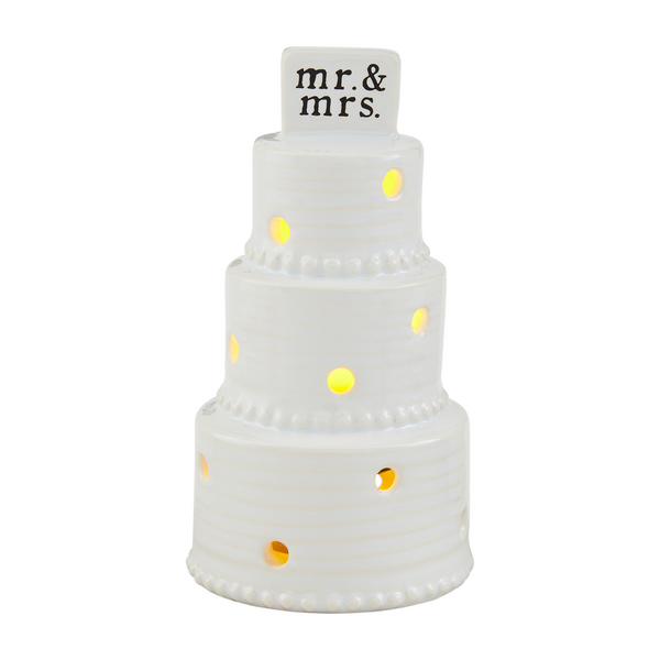 WEDDING CAKE LIGHT-UP SITTER - Molly's! A Chic and Unique Boutique 