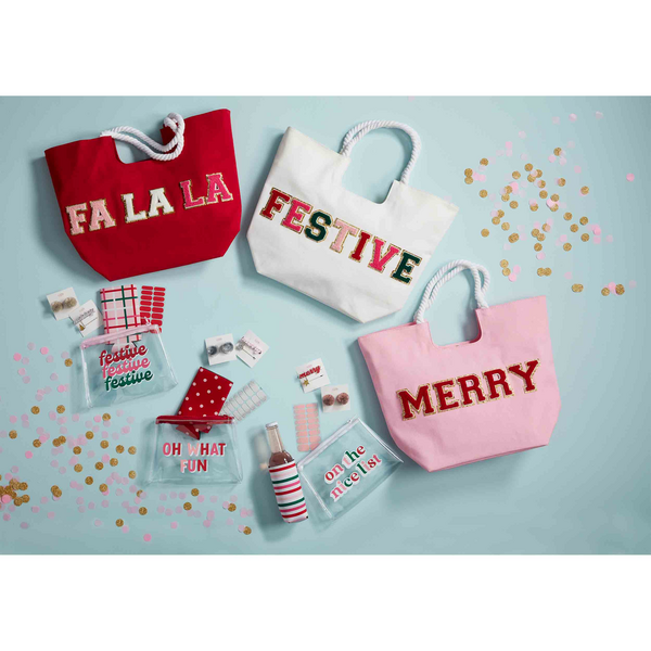 HOLIDAY PATCH TOTE - Molly's! A Chic and Unique Boutique 