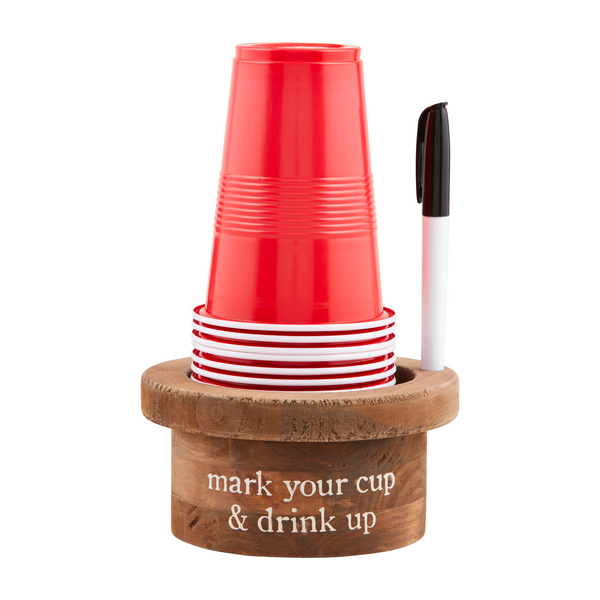 DISPOSABLE CUP & MARKER SET - Molly's! A Chic and Unique Boutique 