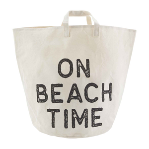 ON BEACH TIME TOTE BAG