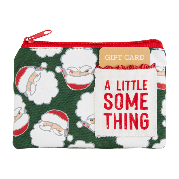 SANTA PRINT LIGHT UP POUCH