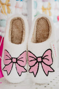 PINK BOW SLIPPERS - Molly's! A Chic and Unique Boutique 