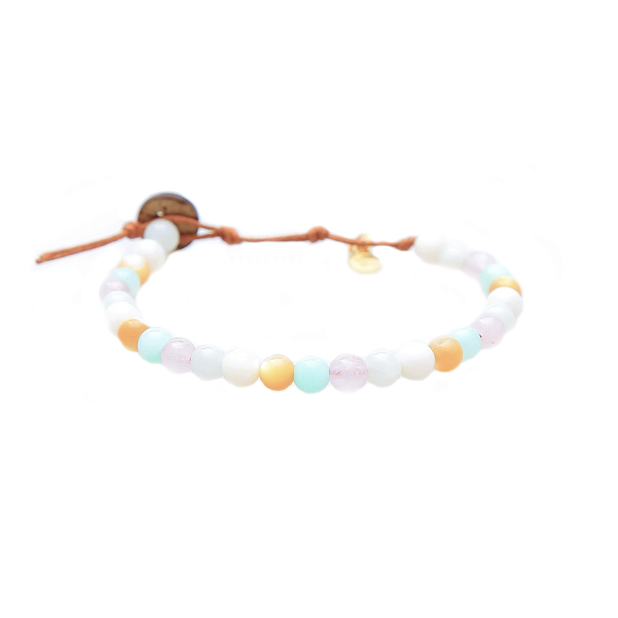 LOVE + INNER PEACE- 6MM BRACELET - Molly's! A Chic and Unique Boutique 