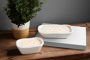 WHITE PETITE BOWL CANDLE - Molly's! A Chic and Unique Boutique 
