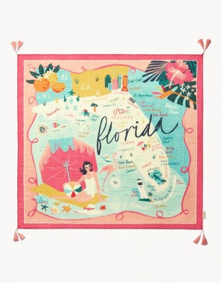 FLORIDA SQUARE SCARF - Molly's! A Chic and Unique Boutique 