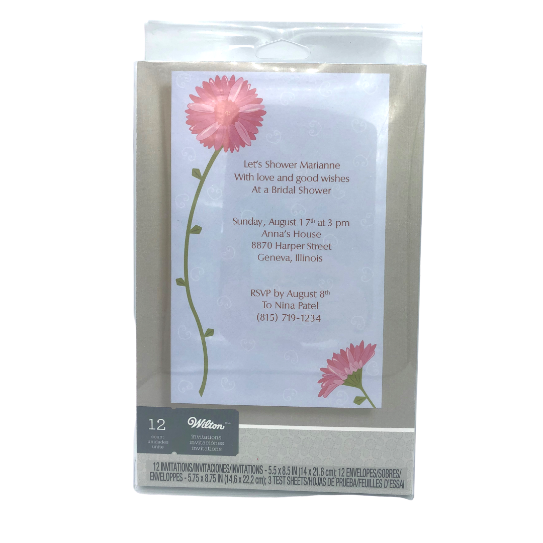 Flower invite - Molly's! A Chic and Unique Boutique 