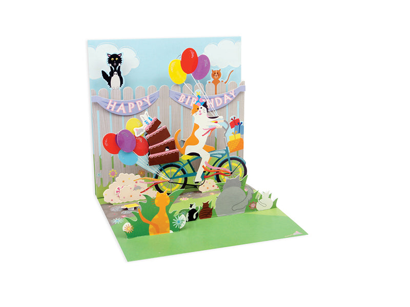 Cat/Cake Birthday Card - Molly's! A Chic and Unique Boutique 