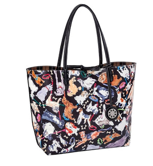 Dog Print Reversible Large Tote - Molly's! A Chic and Unique Boutique 