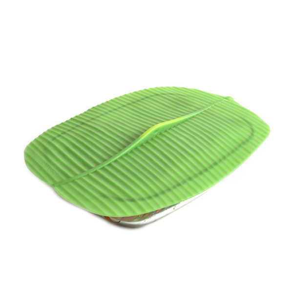BANANA LEAF OBLONG LID 14" - Molly's! A Chic and Unique Boutique 