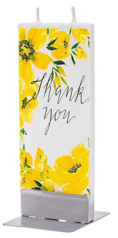 Thank You Yellow Floral Print - Molly's! A Chic and Unique Boutique 