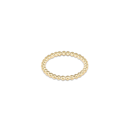 CLASSIC GOLD 2MM BEAD RING (RP) - Molly's! A Chic and Unique Boutique 