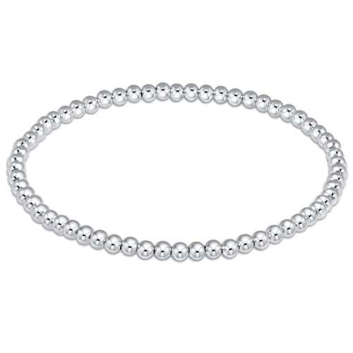 CLASSIC STERLING 3MM BEAD BRACELET - Molly's! A Chic and Unique Boutique 