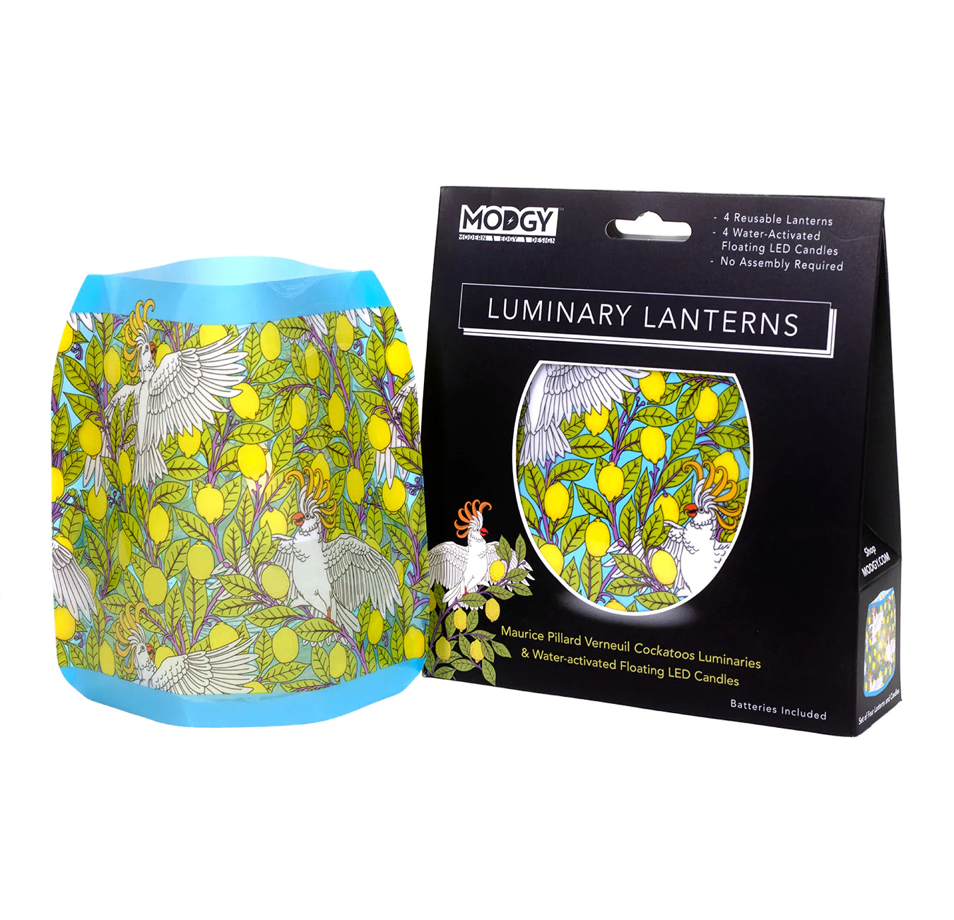 Maurice Verneuil Cockatoos Lanterns - Molly's! A Chic and Unique Boutique 