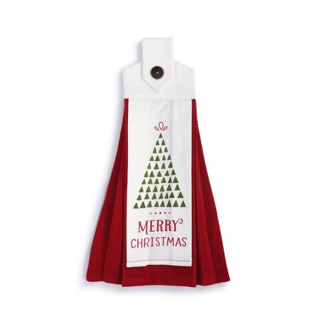 MERRY CHRISTMAS TREE TEATOWEL - Molly's! A Chic and Unique Boutique 