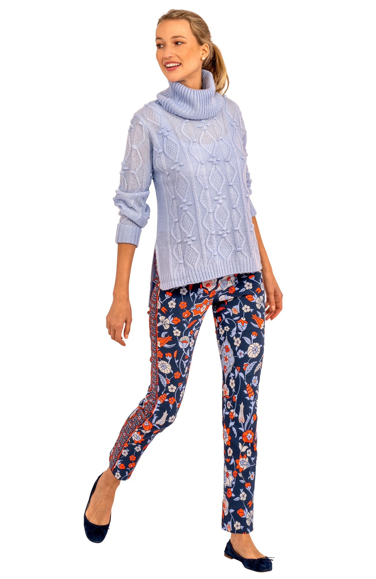 GRIPELESS MIDNIGHT GARDEN NAVY - Molly's! A Chic and Unique Boutique 