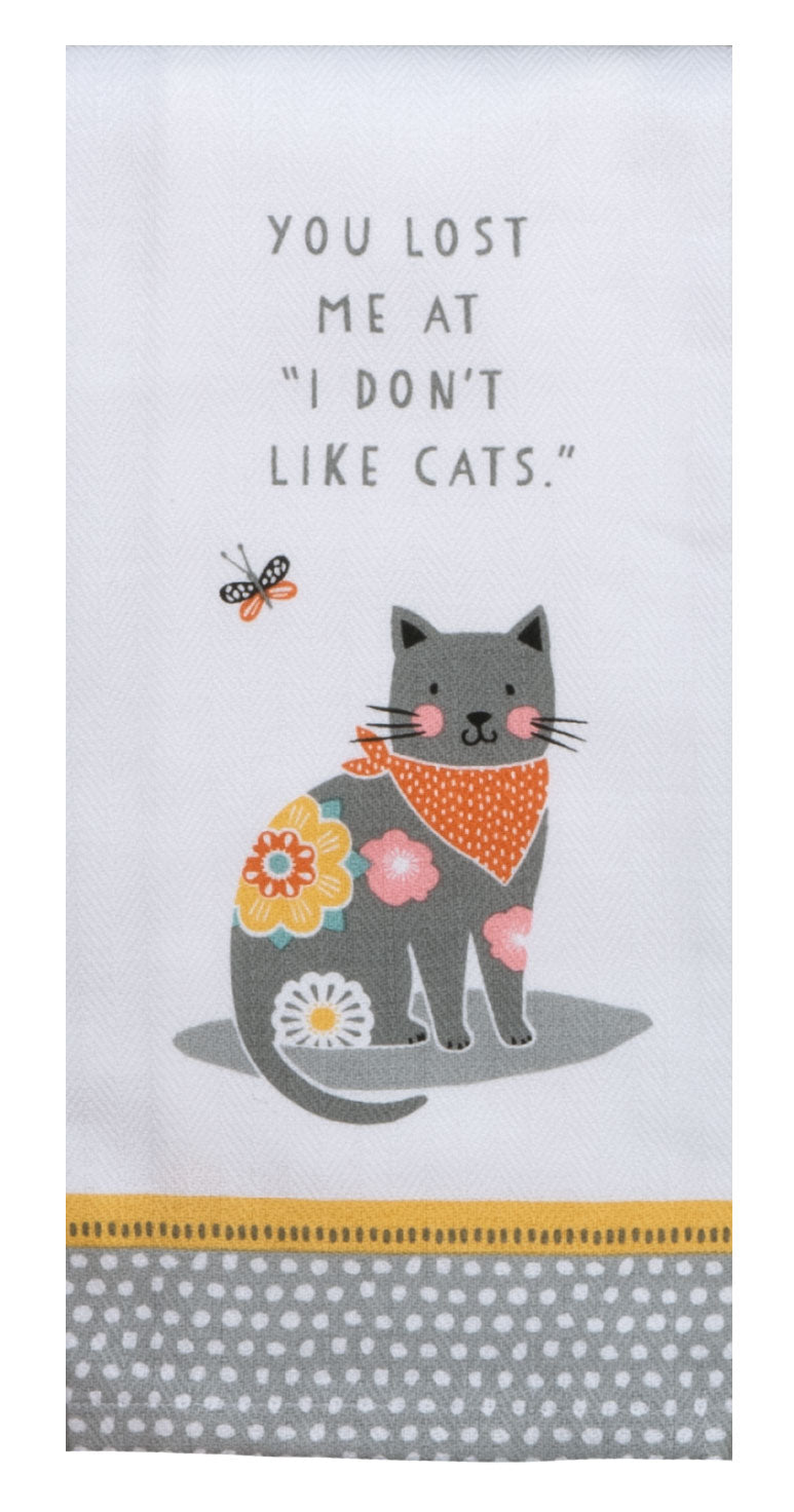Cat Patch Like Cats Tea Towel - Molly's! A Chic and Unique Boutique 