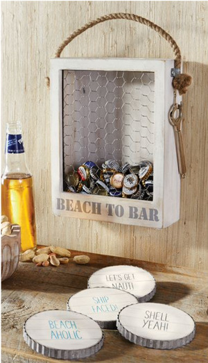 BEACH BOTTLE TOP DISPLAY BOX - Molly's! A Chic and Unique Boutique 