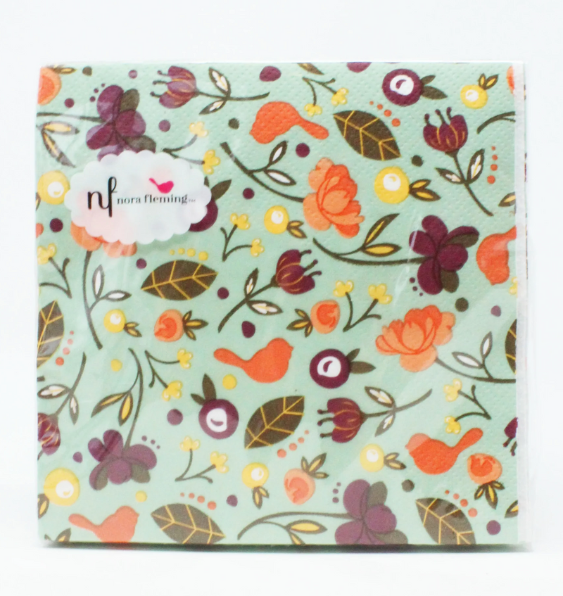 NP4 Finch cocktail napkin - Molly's! A Chic and Unique Boutique 