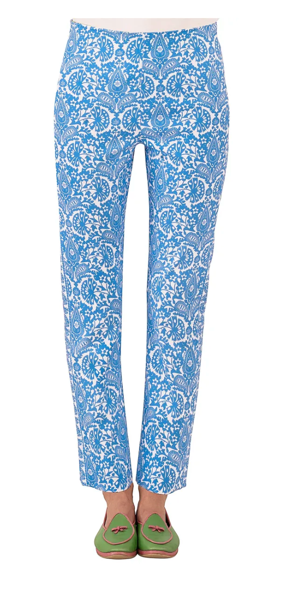 GRIPELESS PULL ON PANT-EAST INDIA BLUES - Molly's! A Chic and Unique Boutique 