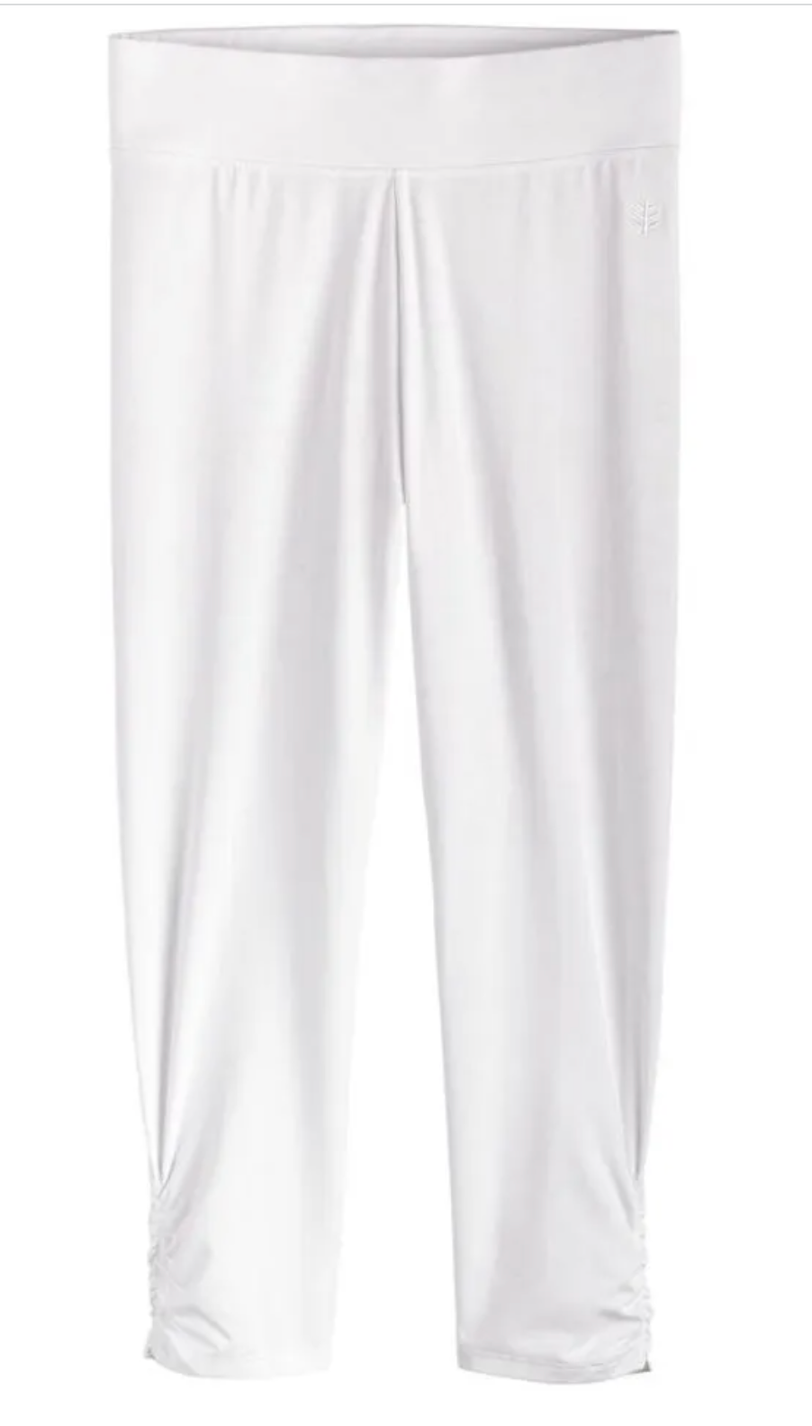 MATIZ RUCHED CAPRI LEGGINGS- WHITE - Molly's! A Chic and Unique Boutique 