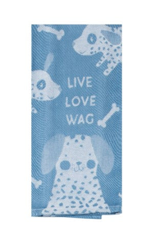 Wags Jacquard Tea Towel - Molly's! A Chic and Unique Boutique 