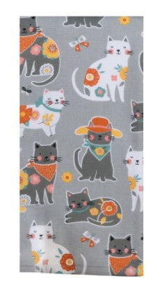 Cat Patch Dual Purpose Terry Towel - Molly's! A Chic and Unique Boutique 