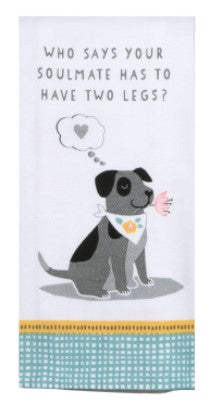 Dog Patch Soulmate Tea Towel - Molly's! A Chic and Unique Boutique 