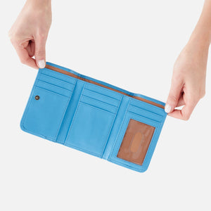 JILL TRIFOLD WALLET- TRANQUIL BLUE - Molly's! A Chic and Unique Boutique 