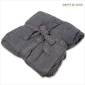 BAREFOOT DREAMS RIBBED THROW CARBON - Molly's! A Chic and Unique Boutique 