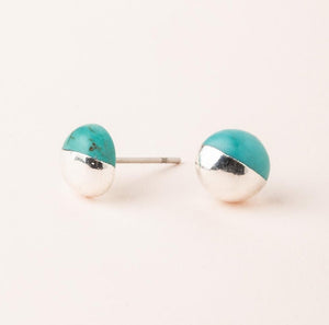 DIPPED STONE STUD - Molly's! A Chic and Unique Boutique 
