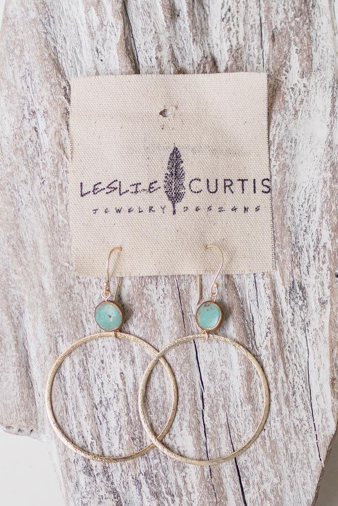HARPER - GOLD HOOP EARRINGS - Molly's! A Chic and Unique Boutique 