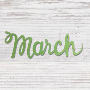 "MARCH" MAGNET GREEN - Molly's! A Chic and Unique Boutique 