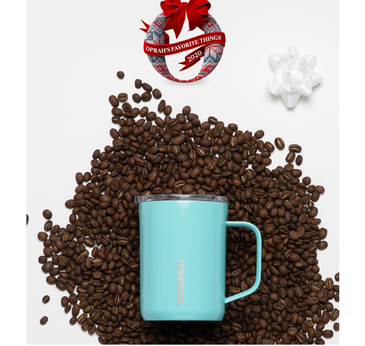 Blue Bottle Snow Drift Ceramic Mug -winter Special for Sale in