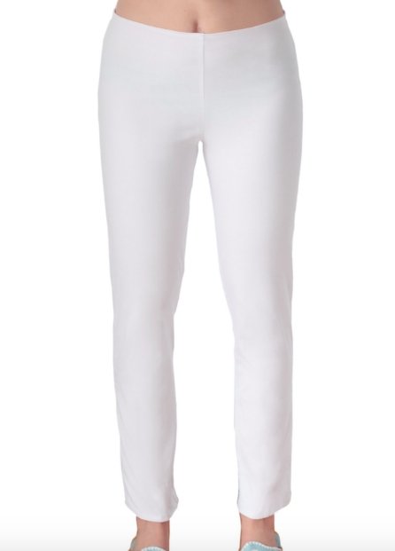 SPANDEX PULL ON (WHITE) PANT - PAEQSO - Molly's! A Chic and Unique Boutique 