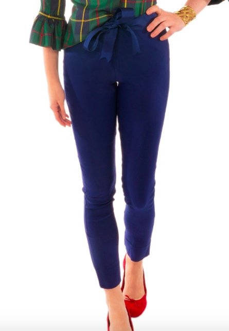 SPANDEX PULL ON PANT - (NAVY) - PAEQSO - Molly's! A Chic and Unique Boutique 