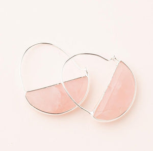 PRISM STONE HOOP EARRING - Molly's! A Chic and Unique Boutique 