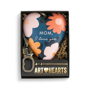 MOM I LOVE YOU ART HEART - Molly's! A Chic and Unique Boutique 