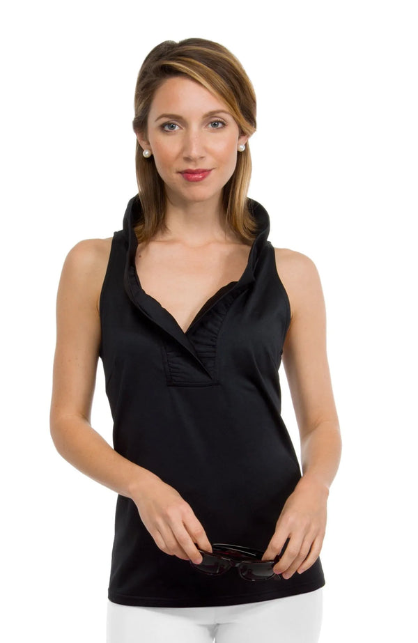 SLEEVELESS RUFFLENECK - Molly's! A Chic and Unique Boutique 