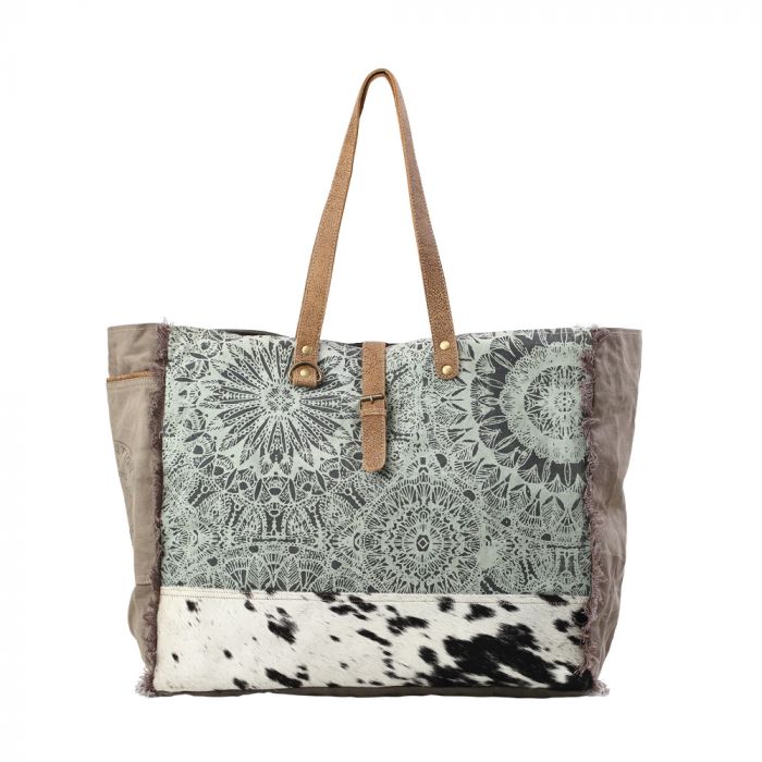 Green Floral Print Weekend Bag - Molly's! A Chic and Unique Boutique 