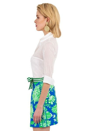 SKIPPY SKORT- BLUE/GREEN (RP) - Molly's! A Chic and Unique Boutique 