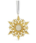 SNOW2 GOLD ORNAMENT - Molly's! A Chic and Unique Boutique 
