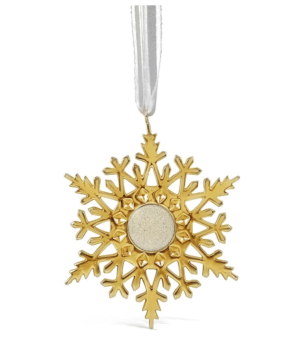 SNOW2 GOLD ORNAMENT - Molly's! A Chic and Unique Boutique 